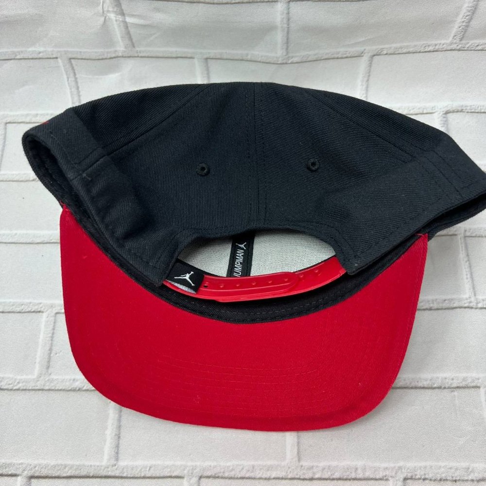 Air Jordan Dunk From Above Jumpman Hat Snapback Cap Black Red Men View 5